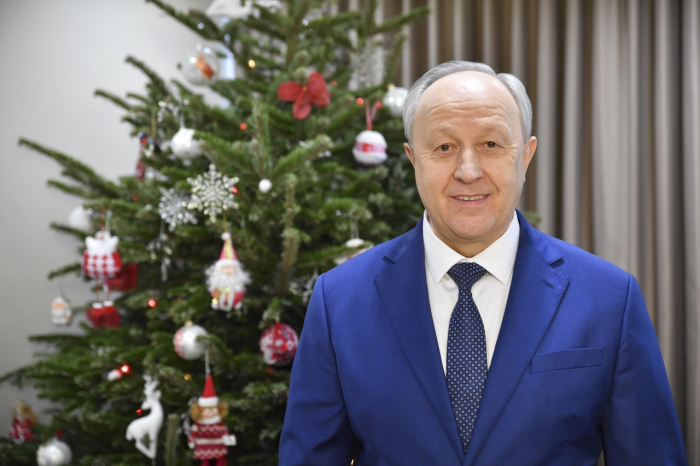 Поздравление губернатора В.В. Радаева с Новым годом и Рождеством